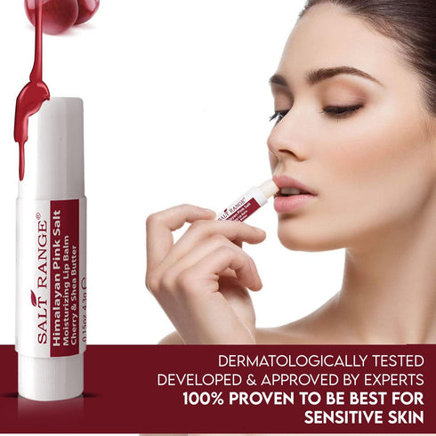 Salt Range Lip Balm with Cherry & Shea Butter - 0.30 Ounces